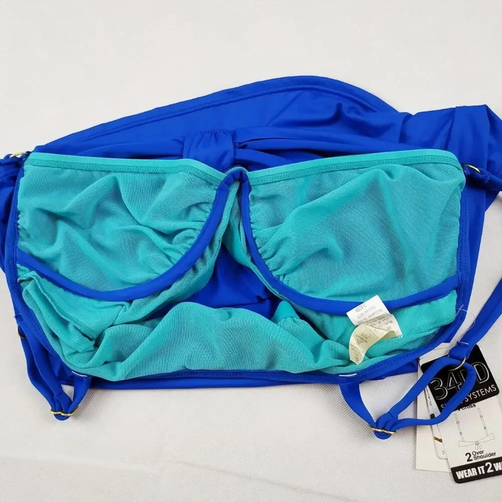 Swim Systems 2-Way Butterfly Tankini Top 34DD